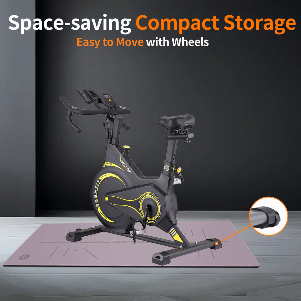 Indoor Cycling Spin Bike with LCD, photo 4 of 5, Oasis Store Qatar