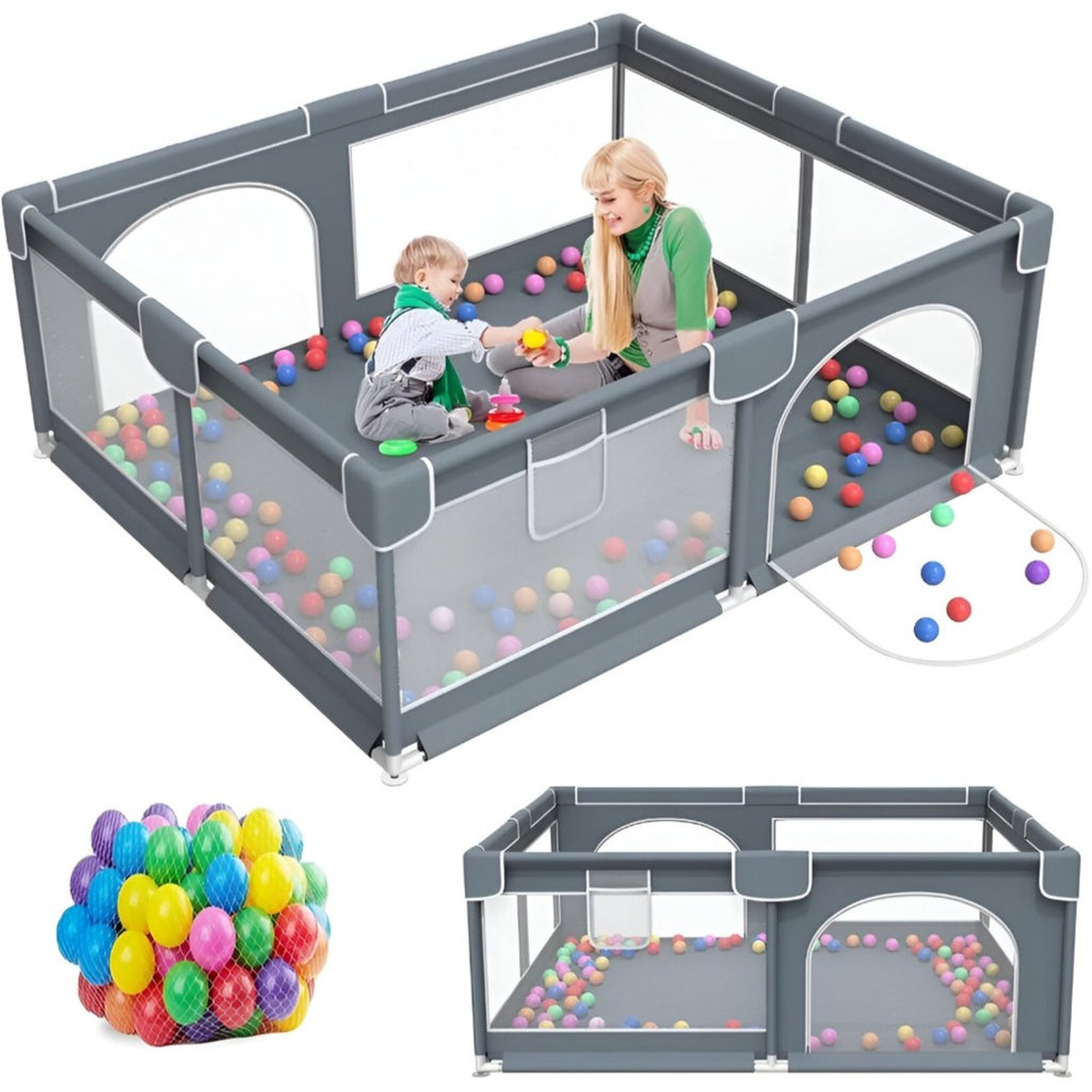 Large Baby Playpen with Ball Pit Balls, available in Qatar from Oasis Store