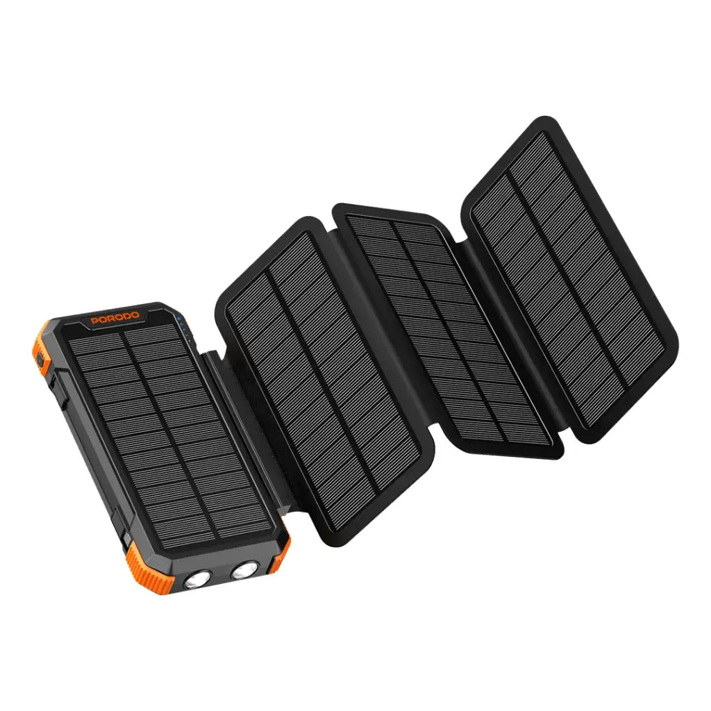 Porodo 20000mAh Solar Power Bank, available in Qatar from Oasis Store