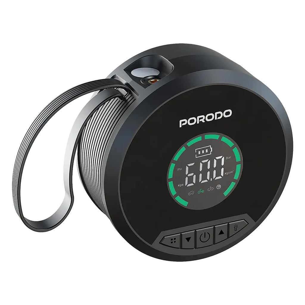 Porodo Gagefit 3-in-1 Jump Starter, available in Qatar from Oasis Store