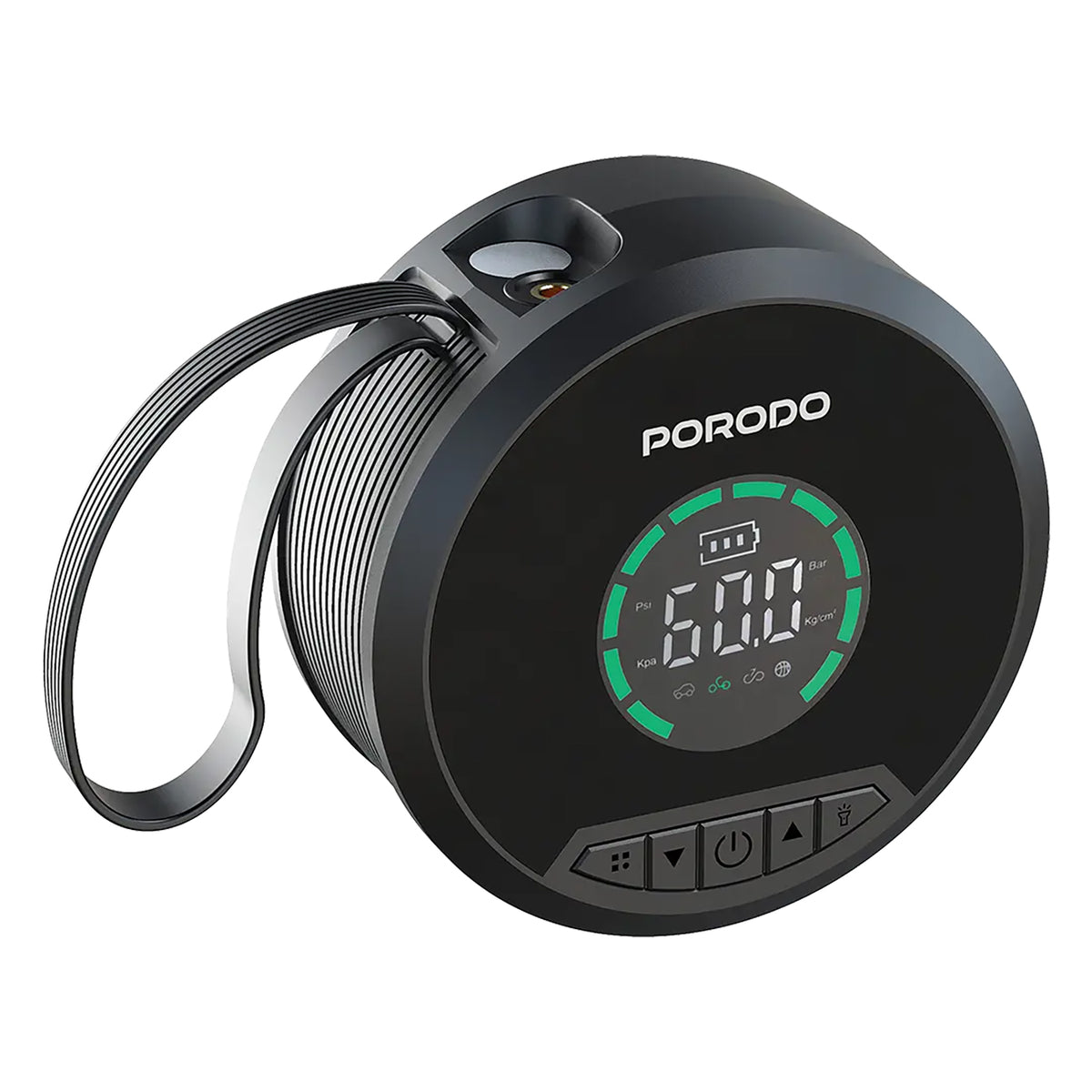 Porodo Gagefit 3-in-1 Jump Starter, available in Qatar from Oasis Store