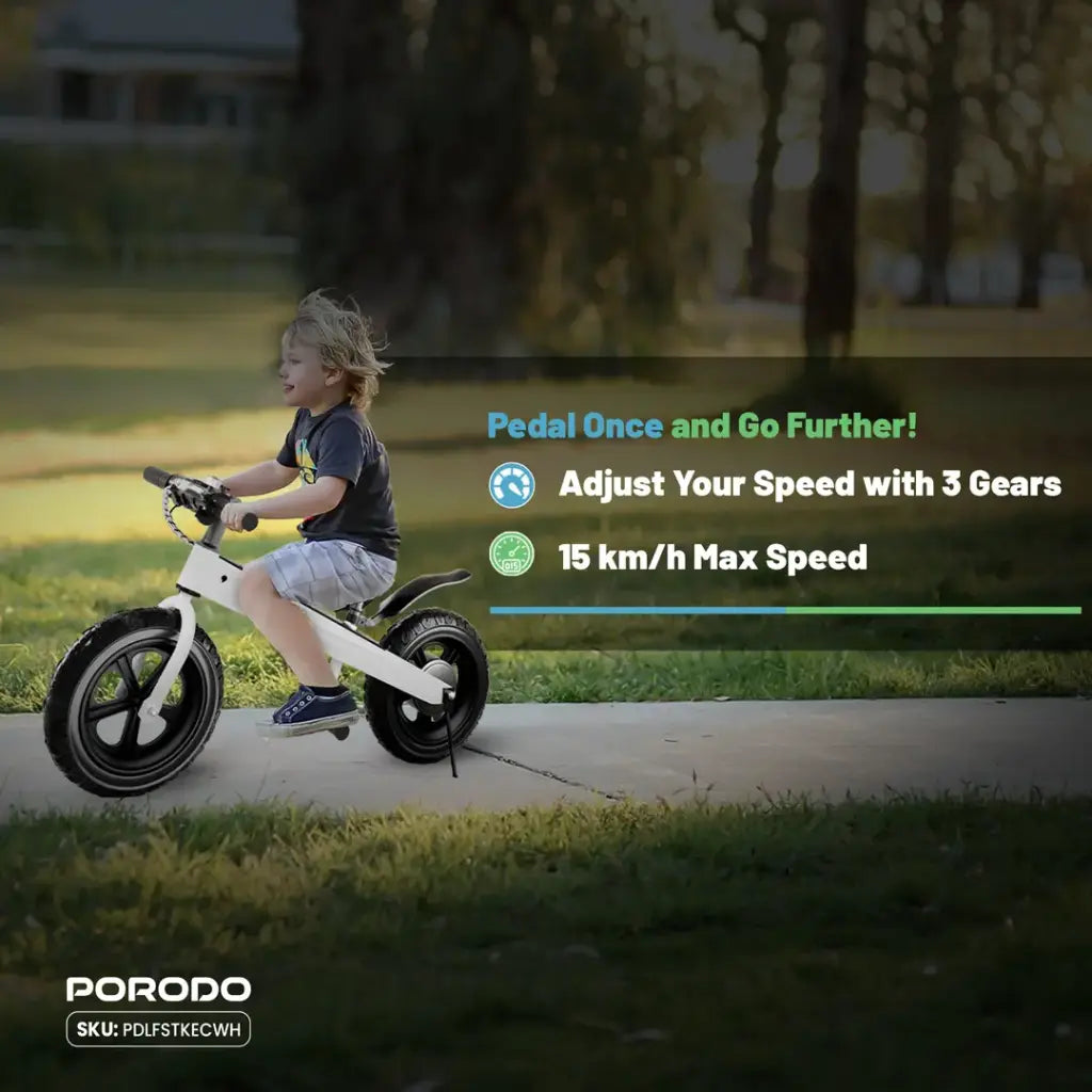 Porodo Joy Cruiser Kids Electric Bike, photo 3 of 5, Oasis Store Qatar