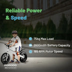 Porodo Joy Cruiser Kids Electric Bike, photo 5 of 5, Oasis Store Qatar