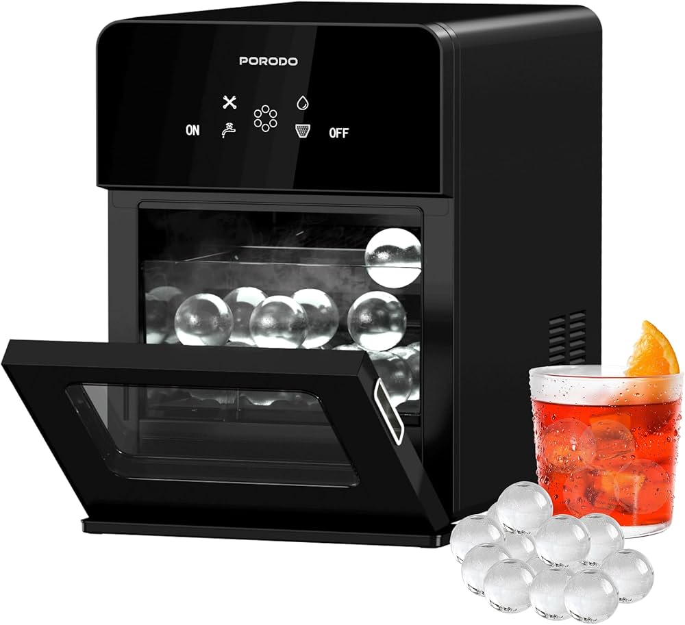 Porodo Sphere Round Ice Ball Maker, available in Qatar from Oasis Store