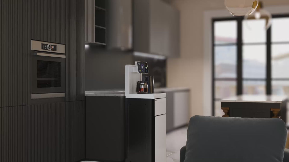 Green Lion جهاز تحضير الشاي والماء الساخن والبارد Tea Bar Machine، أسود