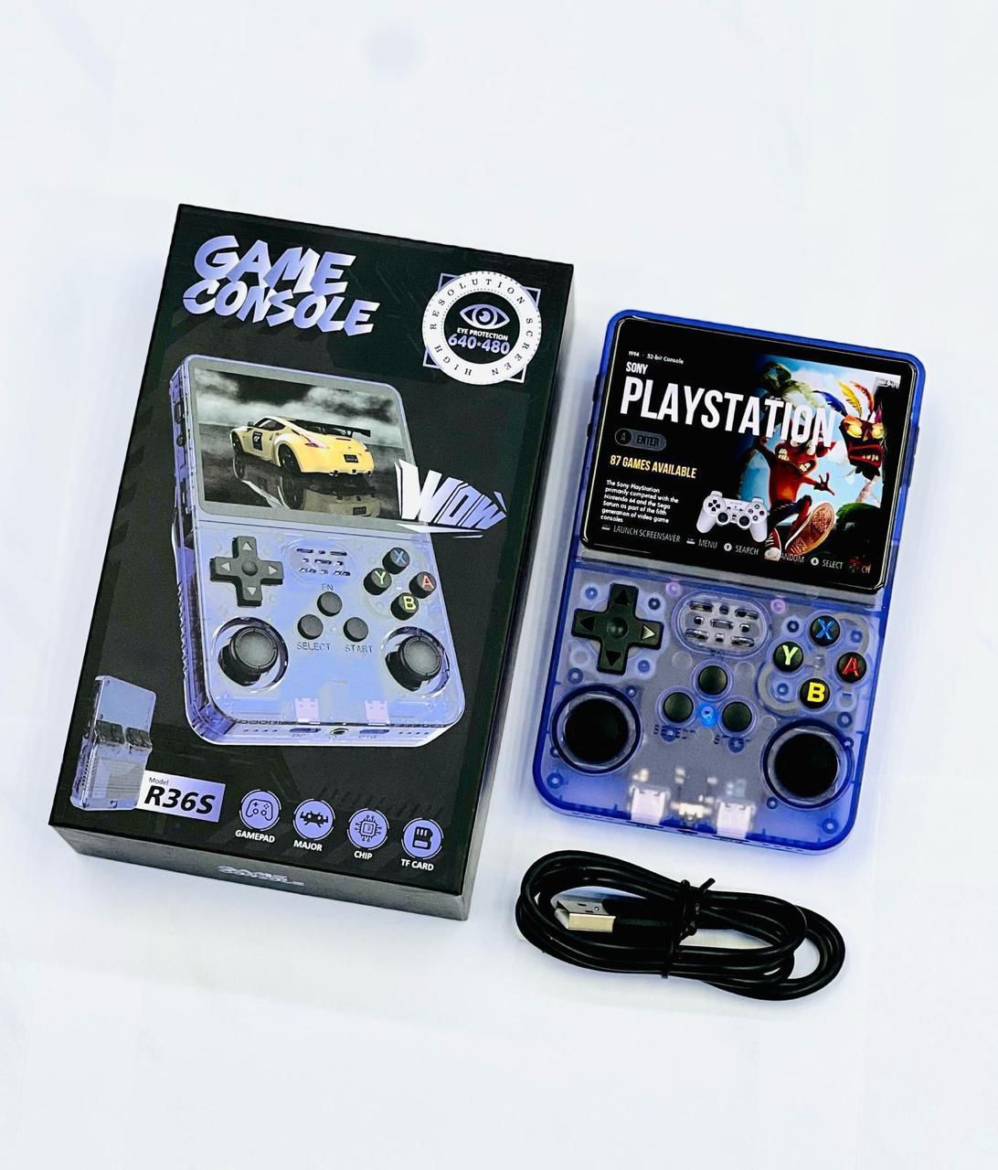 Retro Handheld Console, 10,000+ Games, available in Qatar from Oasis Store