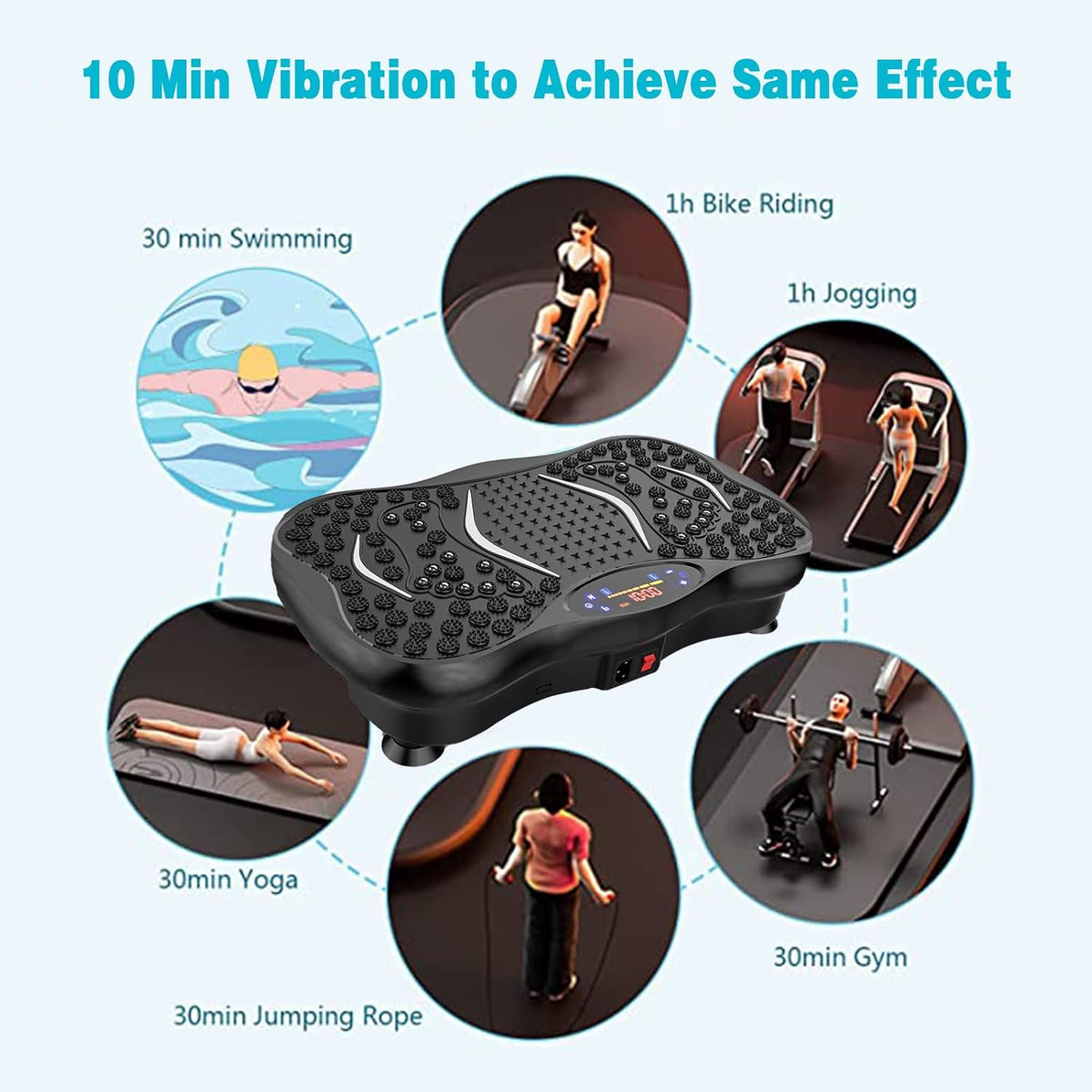Vibration Plate Fitness Machine, photo 3 of 6, Oasis Store Qatar
